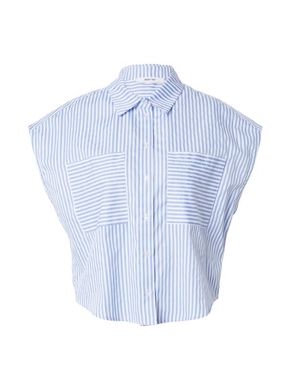 ABOUT YOU ABOUT YOU Bluza 'Piper'  svijetloplava / bijela