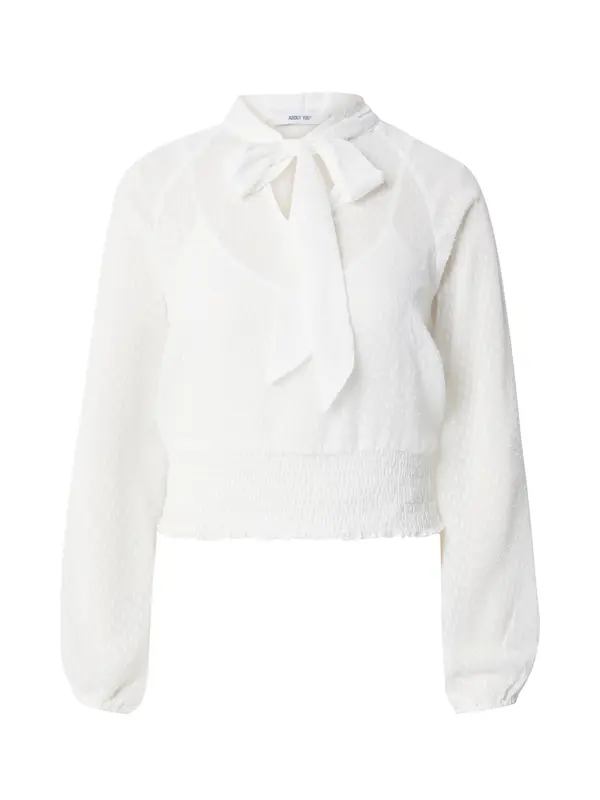 ABOUT YOU ABOUT YOU Bluza 'Rebecca'  bijela
