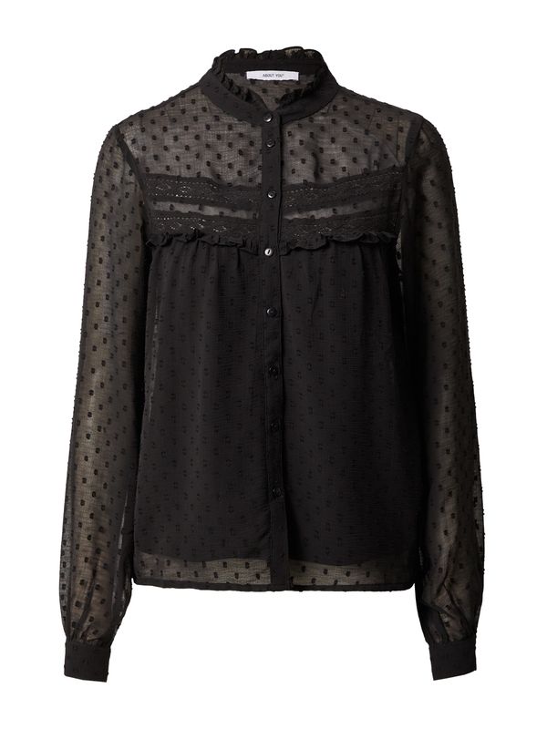 ABOUT YOU ABOUT YOU Bluza 'Rose'  crna