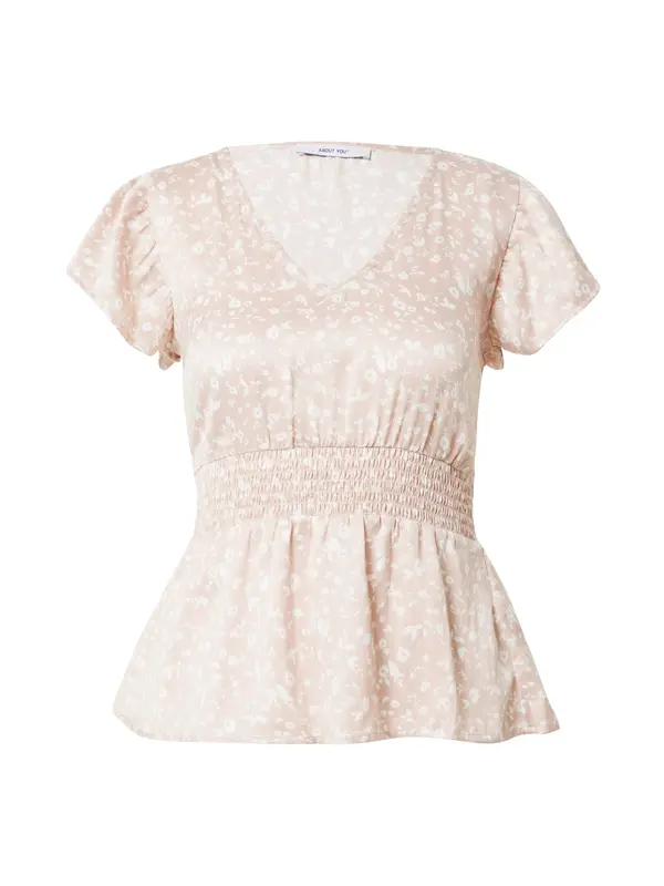 ABOUT YOU ABOUT YOU Bluza 'Selina'  rosé / bijela