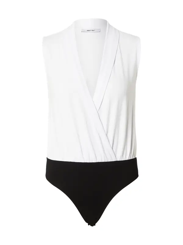 ABOUT YOU ABOUT YOU Bodi bluza 'Bettina'  crna / prljavo bijela