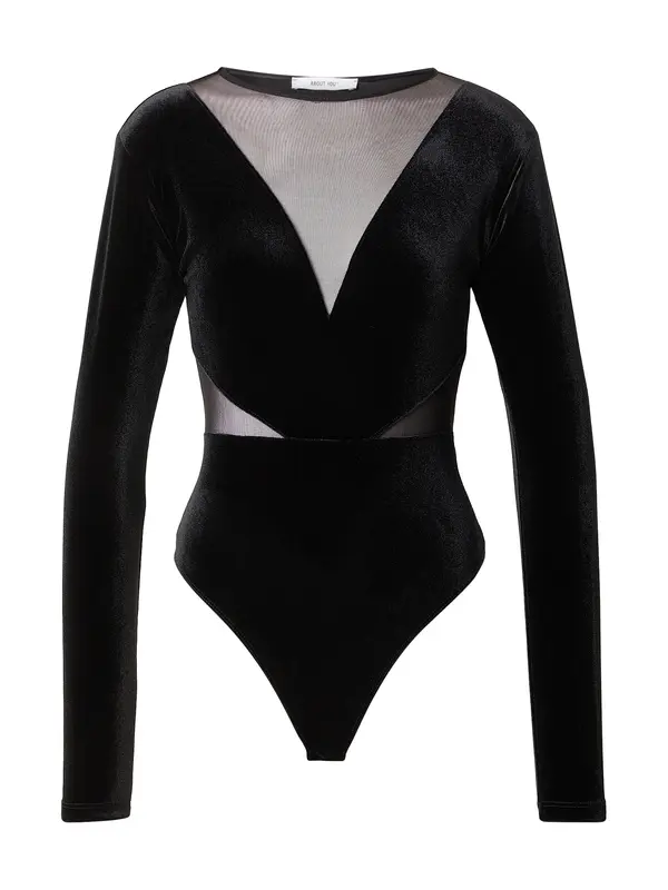 ABOUT YOU ABOUT YOU Bodi bluza 'Joaline'  crna