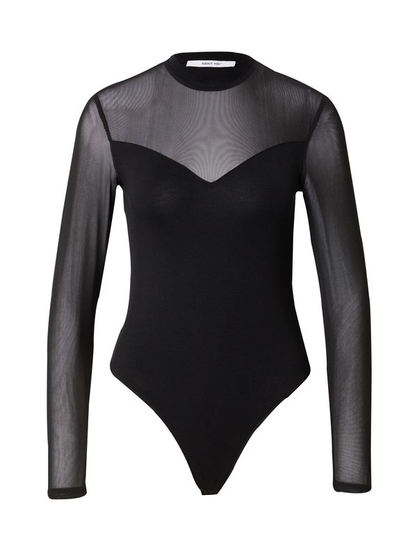 ABOUT YOU ABOUT YOU Bodi majica 'Erin'  crna