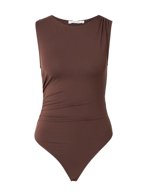 ABOUT YOU ABOUT YOU Bodi majica 'Malena'  tamno smeđa