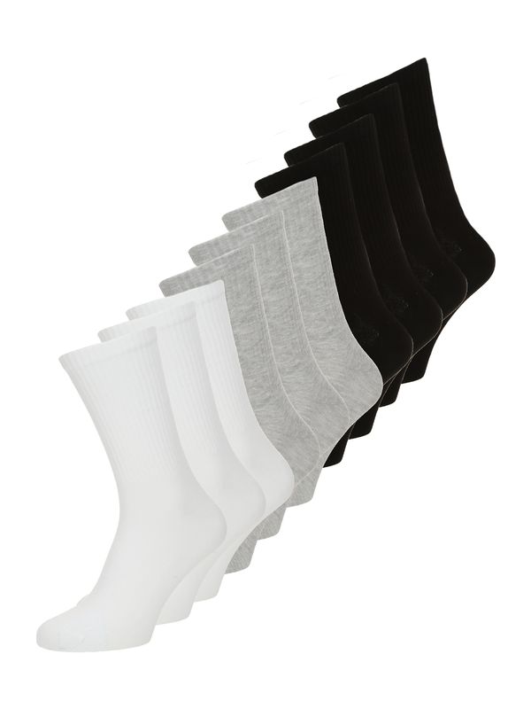 ABOUT YOU ABOUT YOU Čarape 'Emil'  siva melange / crna / bijela