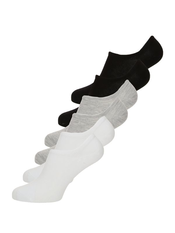 ABOUT YOU ABOUT YOU Čarape 'Inge'  siva melange / crna / bijela