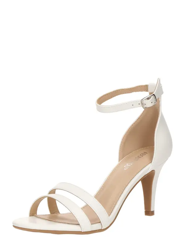 ABOUT YOU ABOUT YOU Cipele s potpeticom 'Charlotta'  bijela