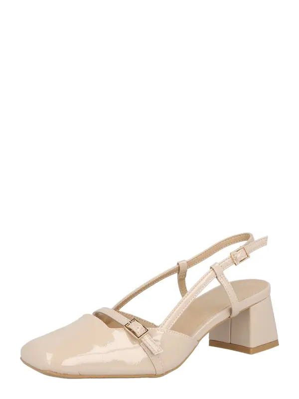 ABOUT YOU ABOUT YOU Cipele s potpeticom i otvorenom petom 'Charleen'  nude