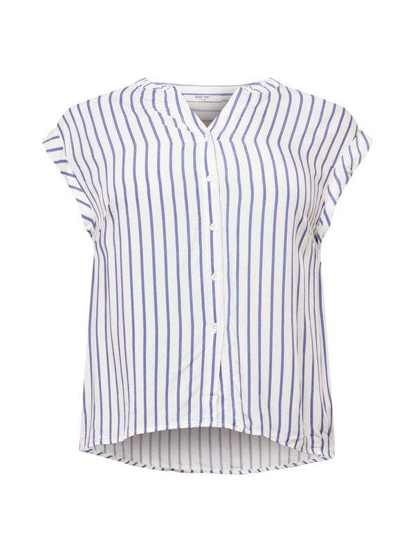 ABOUT YOU Curvy ABOUT YOU Curvy Bluza 'Jamal'  plava / bijela