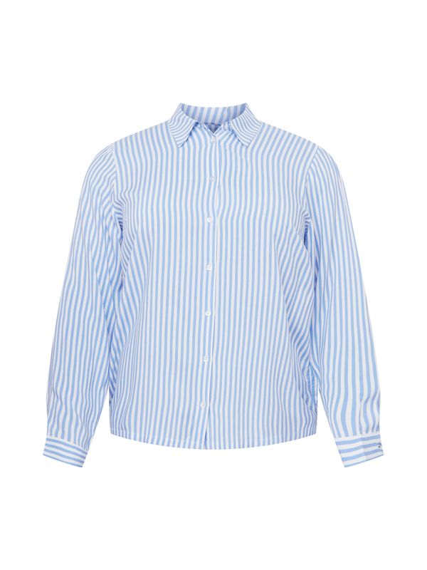 ABOUT YOU Curvy ABOUT YOU Curvy Bluza 'Nadia'  plava / bijela