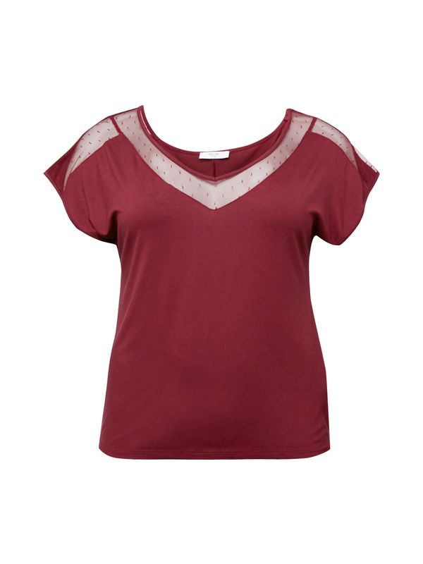 ABOUT YOU ABOUT YOU Curvy Majica 'Bettina'  bordo