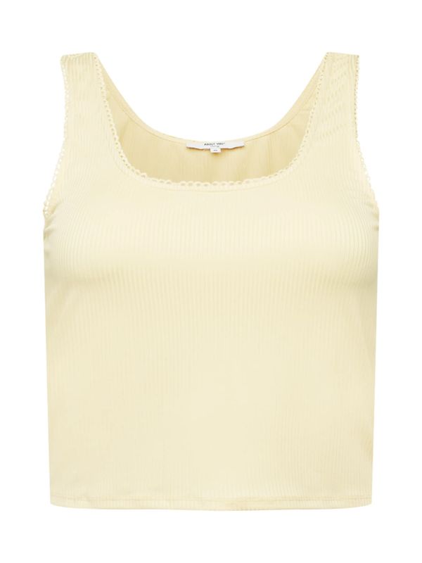 ABOUT YOU Curvy ABOUT YOU Curvy Top 'Greta'  pastelno žuta