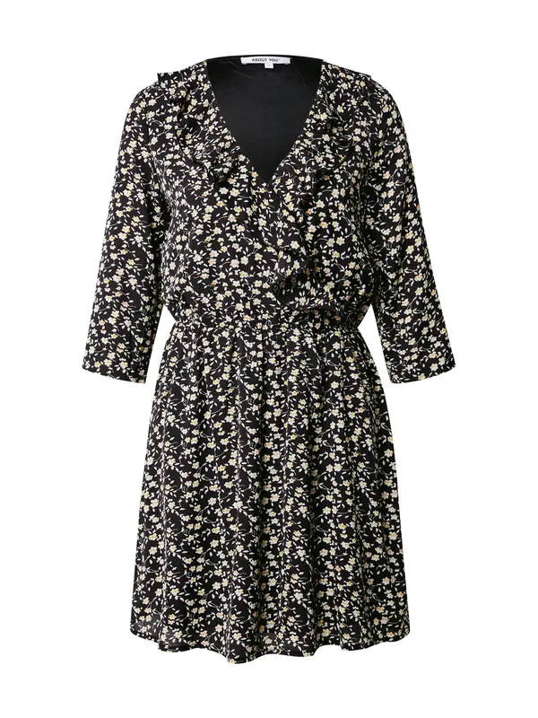 ABOUT YOU ABOUT YOU Haljina 'Sissy Dress'  bež / crna / bijela