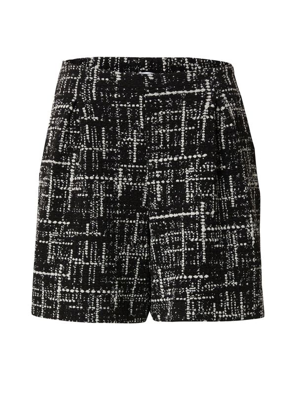 ABOUT YOU ABOUT YOU Hlače 'May'  crna / bijela