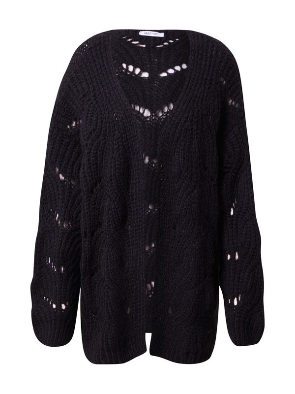 ABOUT YOU ABOUT YOU Kardigan 'Fiona'  crna