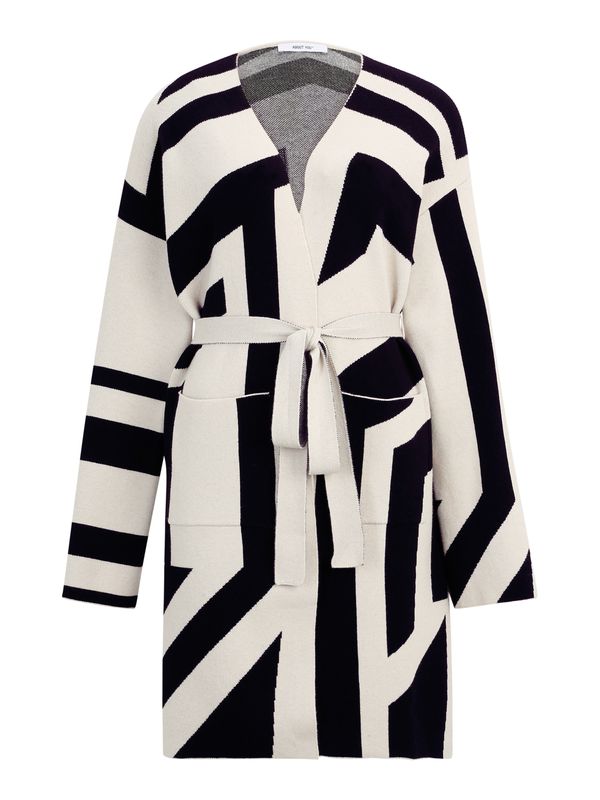 ABOUT YOU ABOUT YOU Kardigan 'Ilona'  boja pijeska / crna