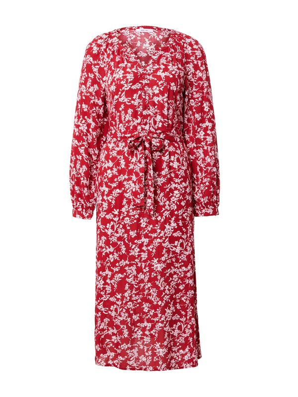 ABOUT YOU ABOUT YOU Košulja haljina 'Loreen'  crvena / bijela