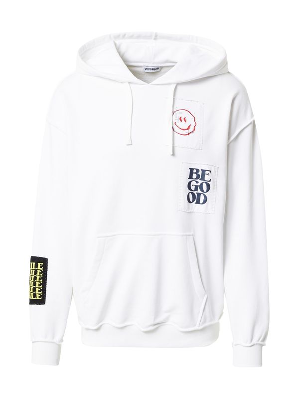 ABOUT YOU Limited ABOUT YOU Limited Sweater majica 'Leo' by Jannik Stutzenberger'  bijela