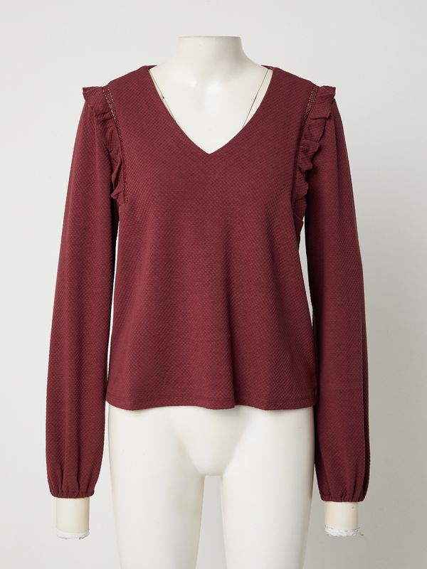 ABOUT YOU ABOUT YOU Majica 'Corinna'  tamno crvena