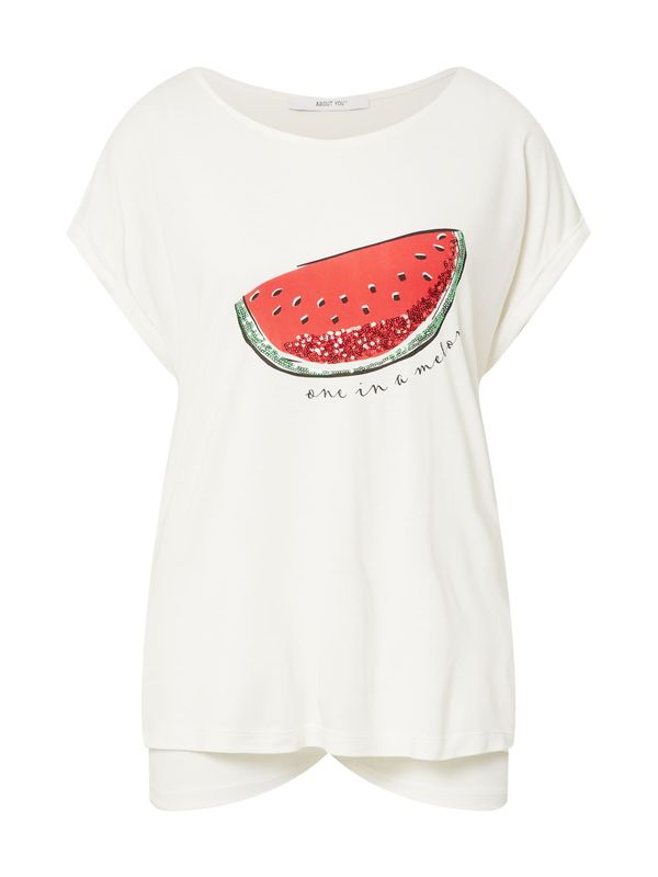 ABOUT YOU ABOUT YOU Majica 'Elena'  zelena / crvena / crna / bijela