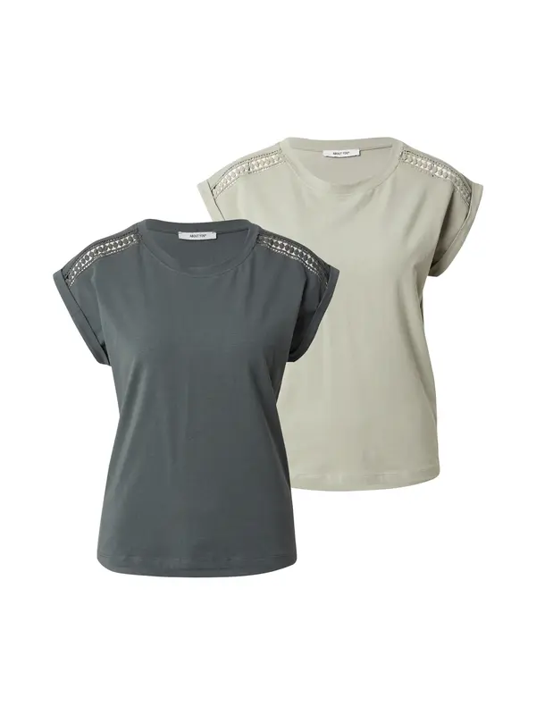 ABOUT YOU ABOUT YOU Majica 'Elisa'  pastelno zelena / tamno zelena