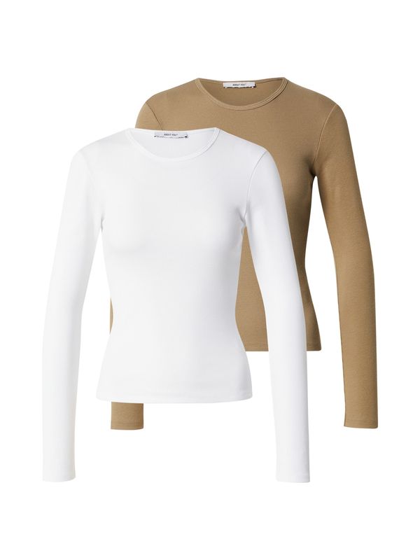 ABOUT YOU ABOUT YOU Majica 'Insa'  kaki / bijela