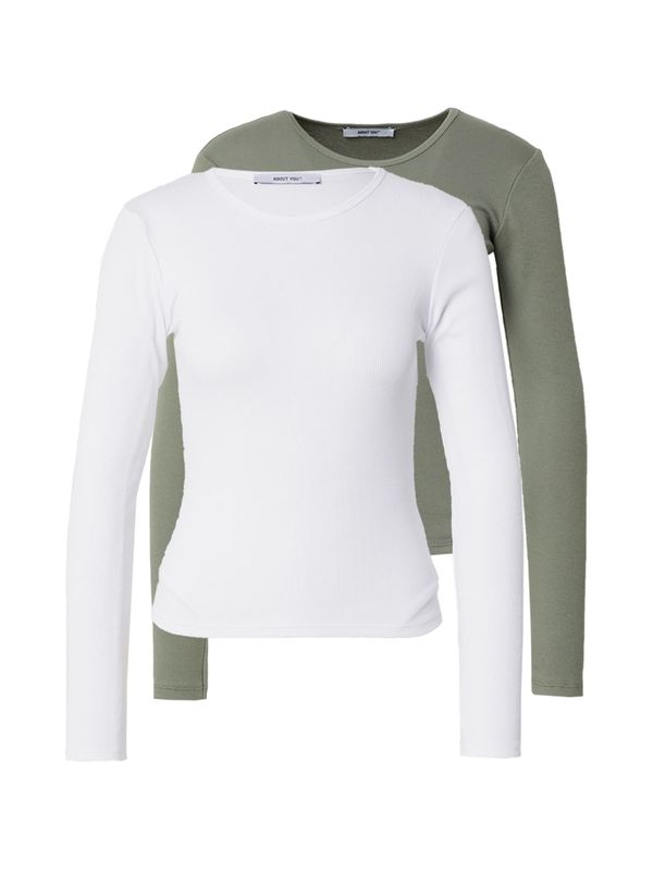 ABOUT YOU ABOUT YOU Majica 'Insa'  menta / bijela