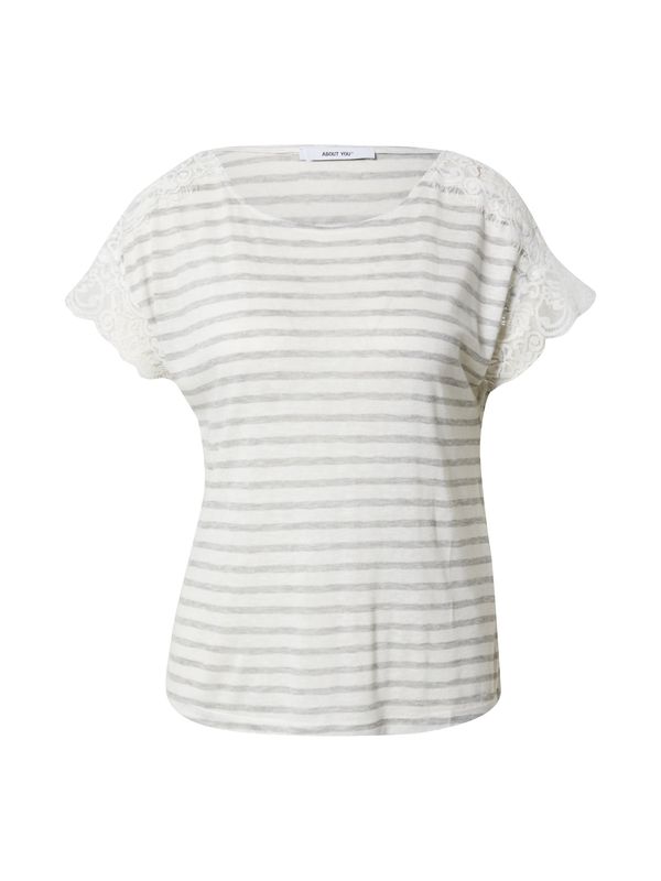 ABOUT YOU ABOUT YOU Majica 'Karima'  siva melange / bijela