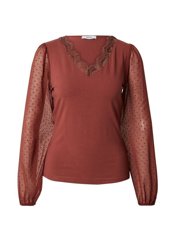 ABOUT YOU ABOUT YOU Majica 'Meline'  hrđavo crvena