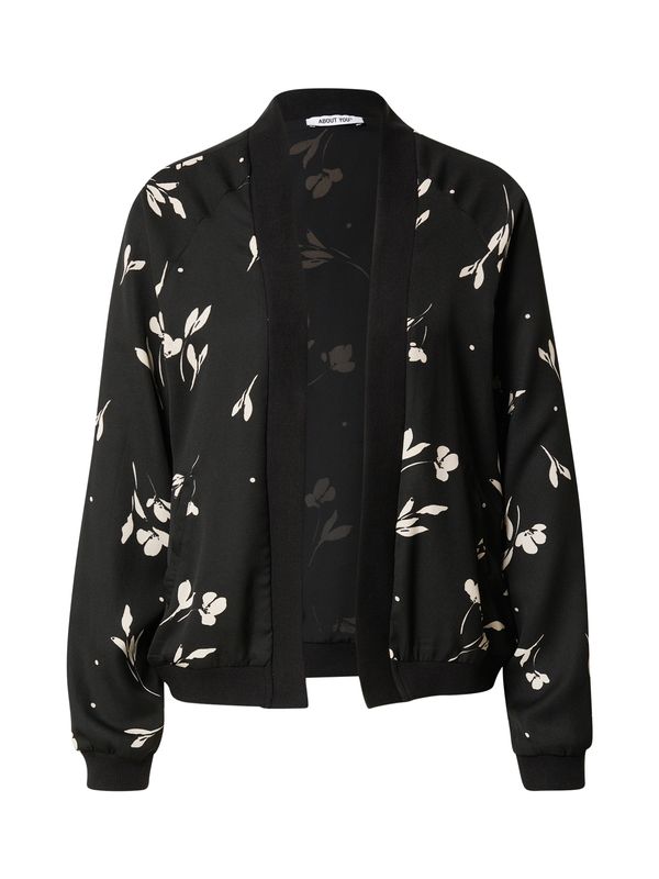 ABOUT YOU ABOUT YOU Prijelazna jakna 'Maja'  crna / bijela