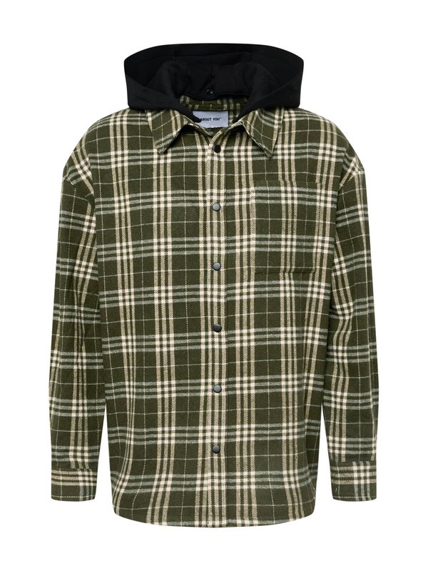 ABOUT YOU ABOUT YOU Prijelazna jakna 'Nathan'  boja pijeska / tamno zelena / crna