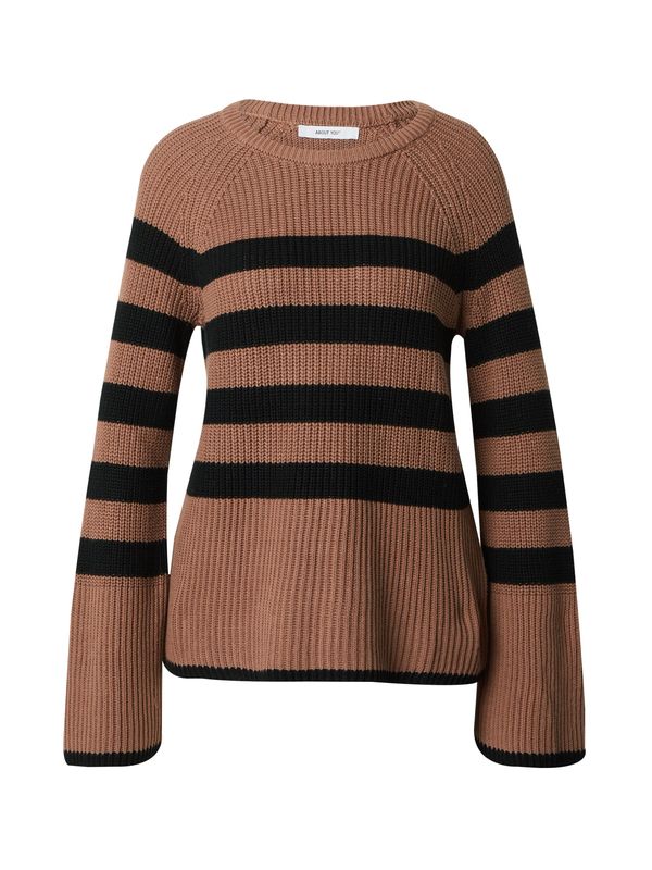 ABOUT YOU ABOUT YOU Pulover 'Svenja'  smeđa / crna