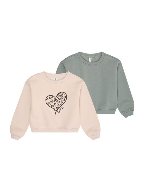 ABOUT YOU ABOUT YOU Sweater majica '2er Pack Suzi'  bež / svijetlozelena