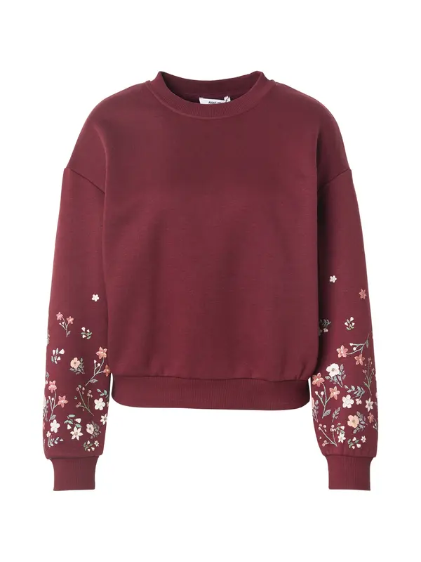 ABOUT YOU ABOUT YOU Sweater majica 'Gitta'  nebesko plava / koraljna / bordo / bijela