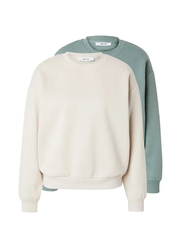 ABOUT YOU ABOUT YOU Sweater majica 'Ina'  bež / svijetlozelena