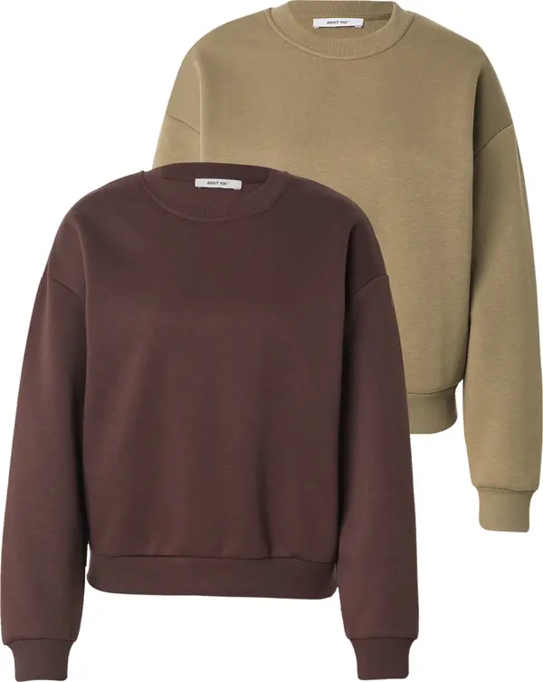 ABOUT YOU ABOUT YOU Sweater majica 'Ina'  tamno smeđa / kaki