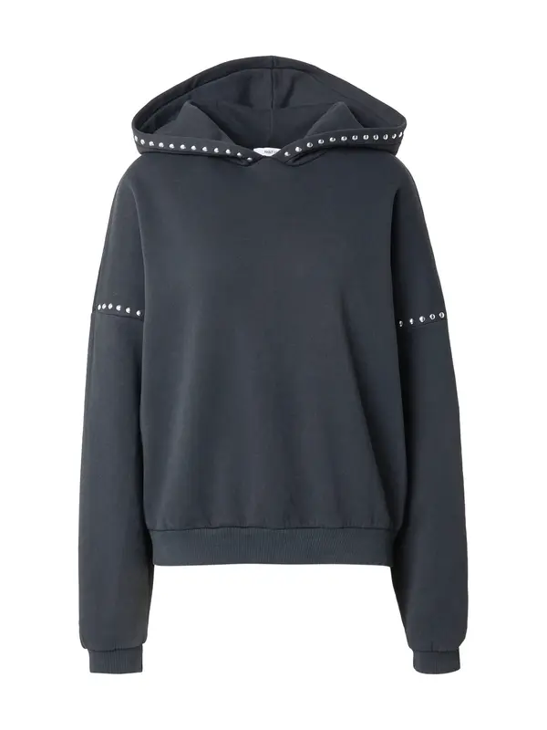 ABOUT YOU ABOUT YOU Sweater majica 'Mira'  tamo siva / srebro