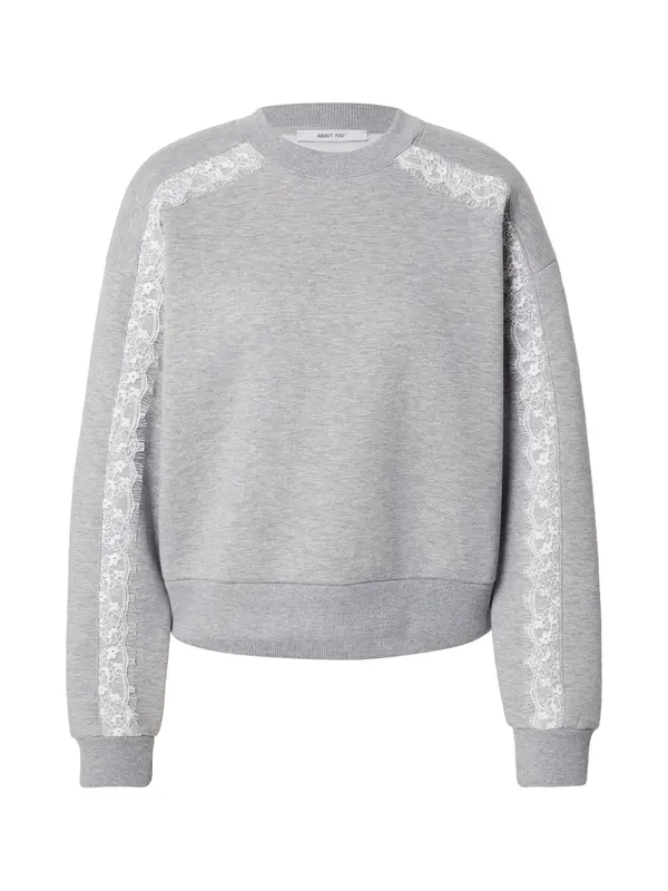 ABOUT YOU ABOUT YOU Sweater majica 'Sarina'  siva melange