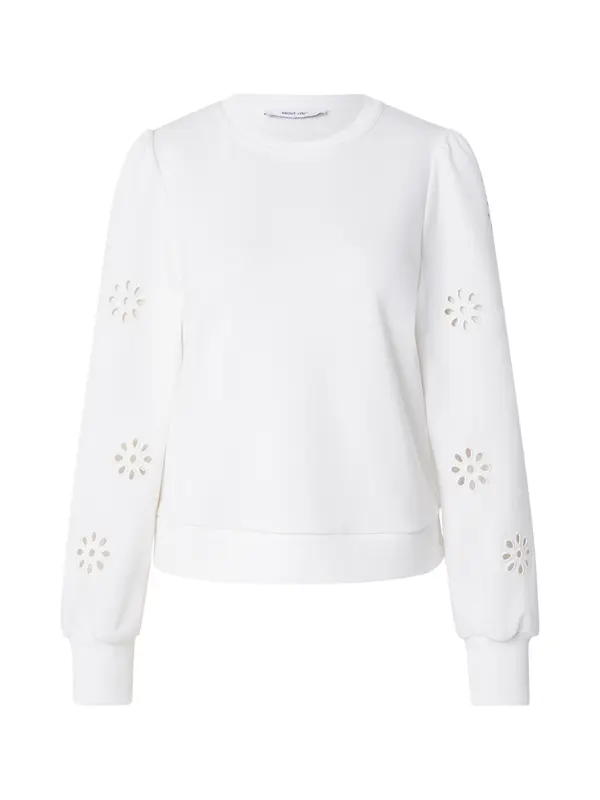 ABOUT YOU ABOUT YOU Sweater majica 'Svea'  prljavo bijela