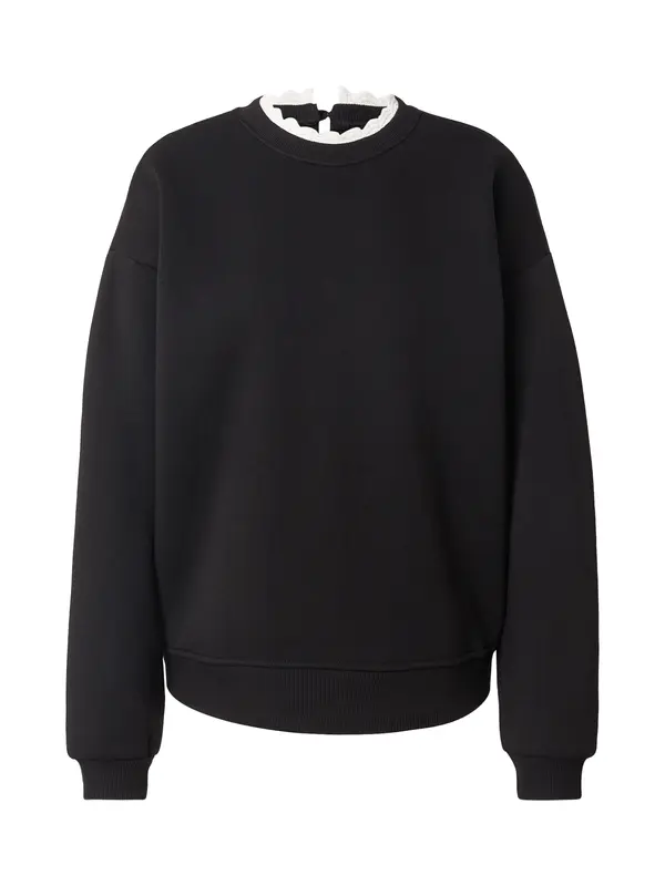 ABOUT YOU ABOUT YOU Sweater majica 'Willow'  crna / bijela