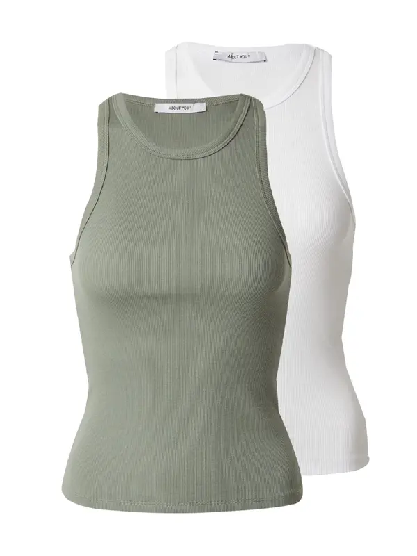 ABOUT YOU ABOUT YOU Top 'Anian'  menta / bijela