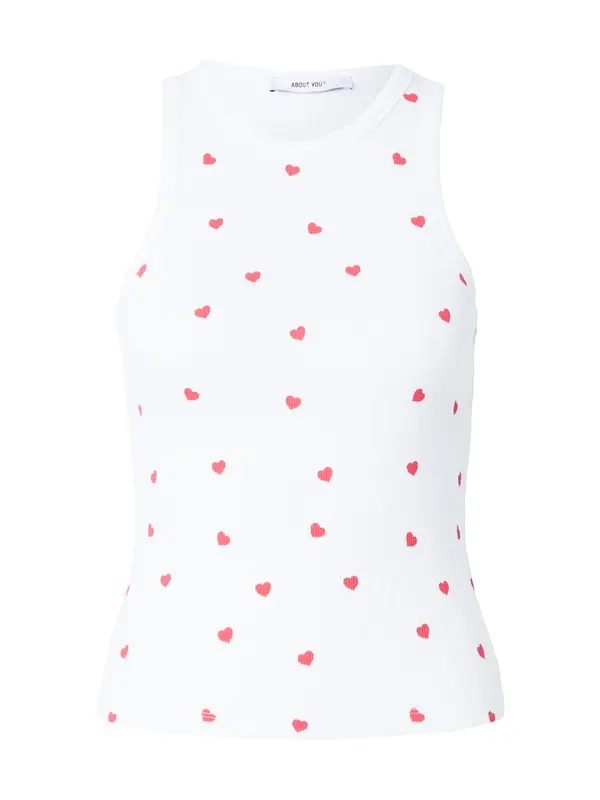 ABOUT YOU ABOUT YOU Top  crvena / bijela
