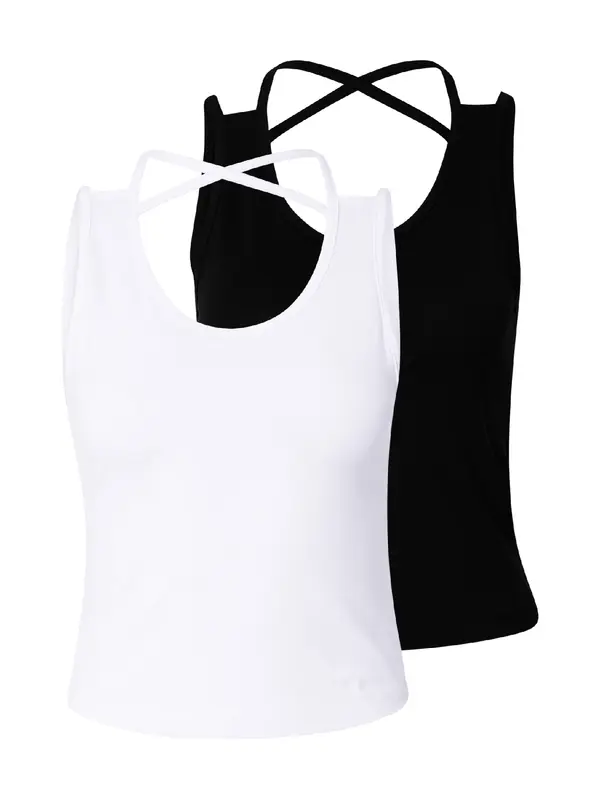 ABOUT YOU ABOUT YOU Top 'Jarina'  crna / bijela