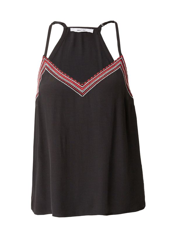 ABOUT YOU ABOUT YOU Top 'Joanna'  crvena / crna / bijela