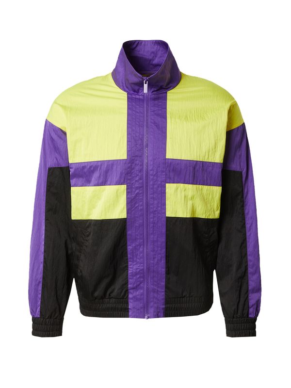 ABOUT YOU x Chiara Biasi ABOUT YOU x Chiara Biasi Prijelazna jakna 'Willi'  svijetložuta / ljubičasta / crna