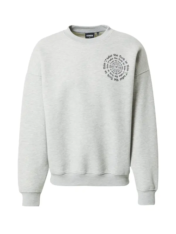 ABOUT YOU x Dardan ABOUT YOU x Dardan Sweater majica 'Luis'  siva melange