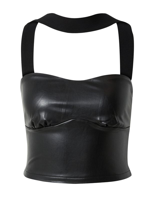 ABOUT YOU x Emili Sindlev ABOUT YOU x Emili Sindlev Top 'Soraya'  crna