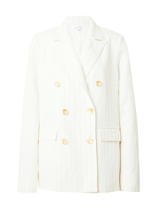 ABOUT YOU x Iconic by Tatiana Kucharova ABOUT YOU x Iconic by Tatiana Kucharova Blejzer 'Jasmine'  bež / bijela