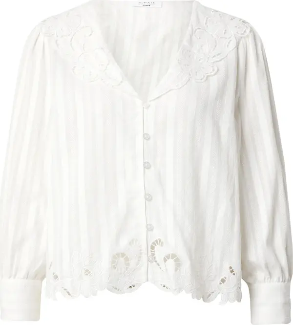 ABOUT YOU x Iconic by Tatiana Kucharova ABOUT YOU x Iconic by Tatiana Kucharova Bluza 'Greta'  bijela