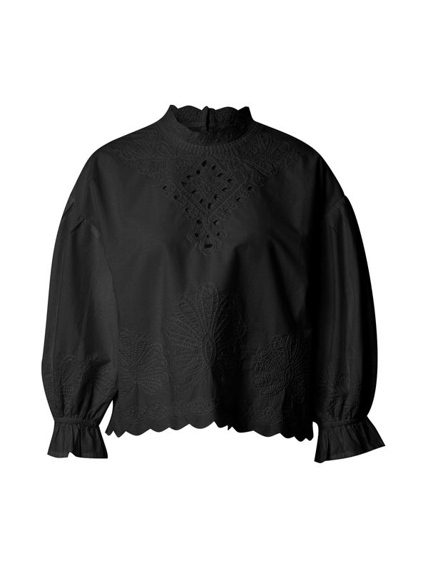 ABOUT YOU x Iconic by Tatiana Kucharova ABOUT YOU x Iconic by Tatiana Kucharova Bluza 'Theodora'  crna